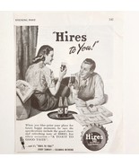1947 Hires Root Beer Soda Pop Advertisement Vintage Hires To You Beverag... - €17,28 EUR