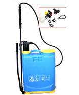 4 Gallon Backpack Manual Pump Water Sprayer Gardening Pesticides Fertili... - $53.28