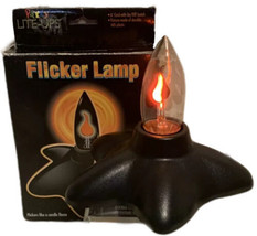 Flicker Lamp Party light-Ups 6’ Cord w/On-Off. 1998 C51 - £8.49 GBP