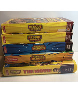 Rescue Heroes VHS Tapes Lot of 5 Vintage Fisher Price Children&#39;s Action ... - $13.51