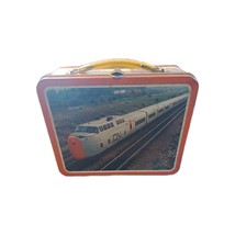  Vintage 1970&#39;s  Lunch Box CANADIAN PACIFIC RAIL ROAD TRAIN Metal No Thermo - $52.24 CAD