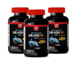 reduce risk of heart disease, WILD SALMON OIL 2000mg, reduce inflammatio... - $42.03