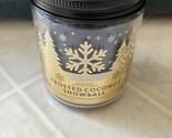 BATH &amp; BODY WORKS Single 1 Wick JAR CANDLE 7oz WB Frosted Coconut Snowba... - $25.23