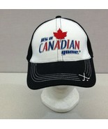 Molson Canadian Black/White  Strapback  Spellout Cotton Hockey Ball Cap - £10.11 GBP
