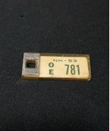 Vintage 1953 New Hampshire DAV Keychain License Tag - Disabled American ... - $14.70