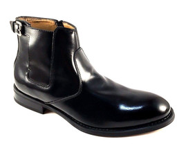 La Milano B5501 Black Leather Dressy Men&#39;s Ankle Boots - $41.30