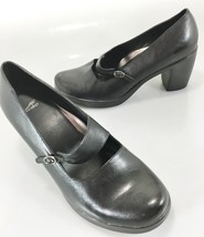 Dansko 41 EU 10.5 - 11US Black Leather Mary Janes 3.5&quot; Heels Shoes Pumps - $48.51