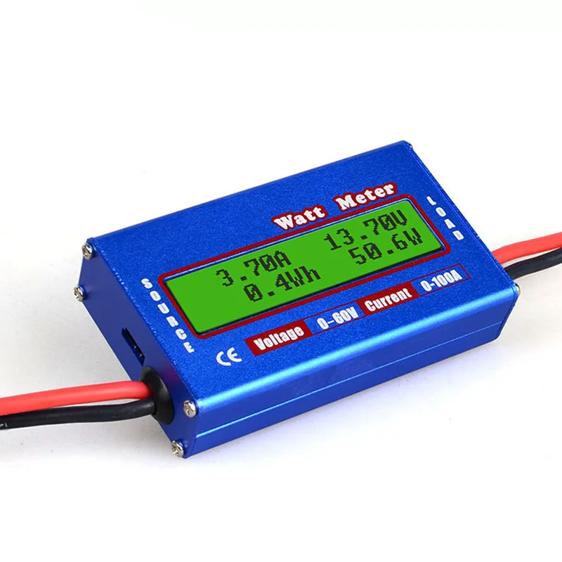 Digital Wattmeter High Precision Power Meter RC Watt Meter Balance Voltage Batte - £179.04 GBP