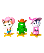 Disney Sheriff Callie Cat Cactus Toby &amp; Priscilla Skunk Wild West Figure... - £7.55 GBP