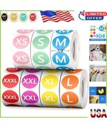 Professional 3500 PCS Size Stickers for T-Shirts - 7 Sizes, Easy Applica... - $438.26 MXN