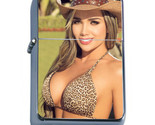 Colombian Pin Up Girls D6 Flip Top Dual Torch Lighter Wind Resistant - £13.25 GBP