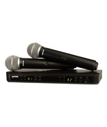 Shure BLX288/PG58-H9 DUAL VOCAL SYSTEM WITH (1) BLX88 DUAL WIRELESS RECE... - $16,725.12 MXN