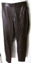 Hue Leatherette Mid-rise Legging Style U21253H Size XL Espresso - $22.72