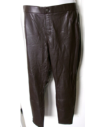 Hue Leatherette Mid-rise Legging Style U21253H Size XL Espresso - $22.72