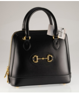 Gucci Small 1955 Horsebit Top Handle Black Leather Purse Box Dustbag - €2.083,47 EUR
