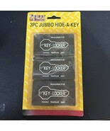 Power Master 3pc Jumbo Hide-a-key Magnetic Key-locker Never Locked Out - $181.63 MXN