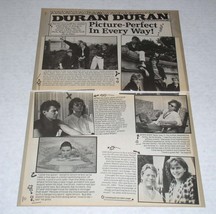 Duran Duran Matt Dillon BOP Magazine Photo Article Vintage 1986 - £15.97 GBP
