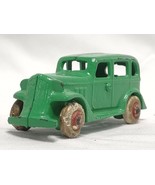 Cast Iron Arcade Toy Ford Sedan Original Wheels Green #117 2 Made in USA - $102.83 CAD