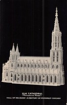Chicago~Century Of PROGRESS-HALL Of RELIGION-ULM Cathedral Photo Postcard - £8.63 GBP