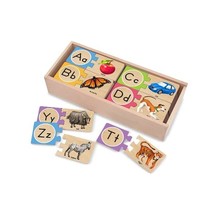 Melissa &amp; Doug Self-Correcting Letter Puzzles  - $39.00