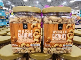 X2 Member&#39;s Mark Lightly Salted Whole Cashews - 33oz Each  - £28.03 GBP