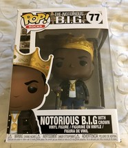 Funko Pop! Rocks: The Notorious B.I.G With Crown 77 - £11.72 GBP