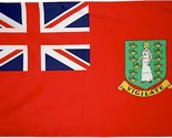 British Virgin Islands - 3&#39;X5&#39; Nylon Flag (Red) - $94.80