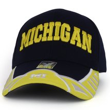 Trendy Apparel Shop Michigan State Text 3D Embroidered Structured Baseball Cap - - £11.78 GBP