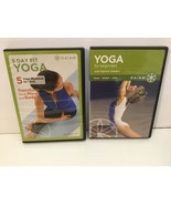 Gaiam 2 DVDs Yoga for beginners and 5 day fit yoga - $5.90