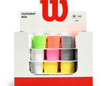 Wilson Tennis Pro Overgrip 60pcs Assorted Badminton Squash Grip NWT WR84... - $141.21
