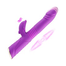 Dildo Telescopic Vibrator Waterproof Magnetic Charge Sex Toys for Couples - £51.95 GBP