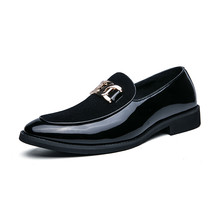 Platform Slip-on Loafers With High-quality Bright Leather Comfortable OxShoes Br - £44.44 GBP