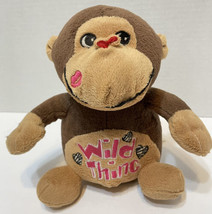 Dan Dee Animated Plush Wild Thing Singing Bouncing Monkey Hearts 8 inches Workin - £14.91 GBP