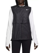 Nike Tour Women&#39;s Water Repel Full Zip Black Golf Vest DX6085-010 Size M... - €43,12 EUR