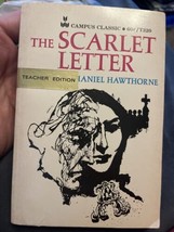 The Scarlet Letter Campus Classics  Softcover Teacher Edition Hawthorne - £7.78 GBP