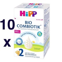 10 x HiPP 2 Combiotik Organic baby formula STAGE 1: 6-10 months FREE SHI... - £262.17 GBP