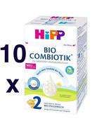 10 x HiPP 2 Combiotik Organic baby formula STAGE 1: 6-10 ... - $329.00