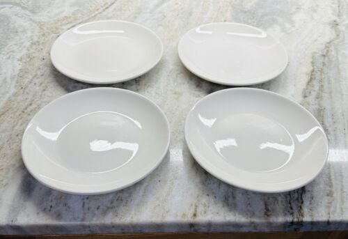 Royal Norfolk  7.5” Appetizer Salad Plates Set of 4-NEW-White/Contemporary - £46.69 GBP