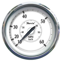 Faria Newport SS 4&quot; Speedometer - 0 to 60 MPH [45010] - £55.49 GBP