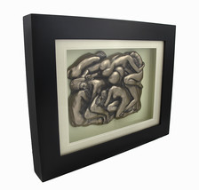 Bronzed Nude Female Bevy Shadow Box - £80.12 GBP