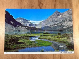 Vintage Color Postcard, Bow Lake, Canadian Rockies, Banff, Canada - £3.82 GBP