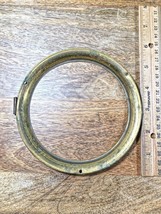 Old Brass Clock Dial Trim Ring 5.59 Inch Outer Diameter 4.58 Inner Dia. (K8858) - £9.58 GBP