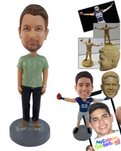 Personalized Bobblehead Well Dressed Man Posing For a Picture - Leisure &amp; Casual - £73.88 GBP
