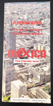 1967 Answers To Your Travel Questions About Mexico The Friendly Land Brochure - £7.44 GBP