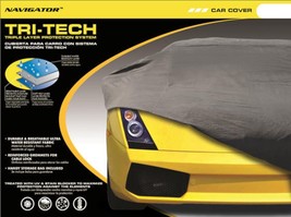 NEW Pilot Tri-Tech Triple Layer 158-170&quot; Car Cover UV + Water Resistant ... - £14.99 GBP