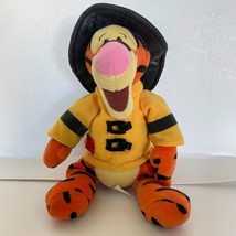 Tigger Fireman Costume Plush Winnie the Pooh Disney Fire Dept Stuffed To... - £6.69 GBP