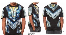 African Dashiki Print Black African Dashiki T-SHIRTS Black Panther Print T-shirt - £19.98 GBP