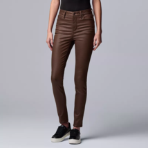 Women&#39;s Simply Vera Vera Wang Powerstretch Coated Skinny Jeans, Size: 2,... - $27.12