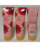 (3 Ct) Bodycology Wild Poppy Body Cream Moisturizing Rich Butter Complex... - $566.32 MXN
