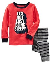 Baby Boy&#39;s It&#39;s Not Easy Being Sleepy Pajama Set, Glow-In-The-Dark, 12 M... - $9.89